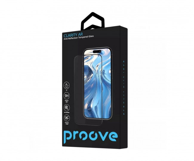 Захисне скло Proove Clarity AR iPhone 16 Pro Black